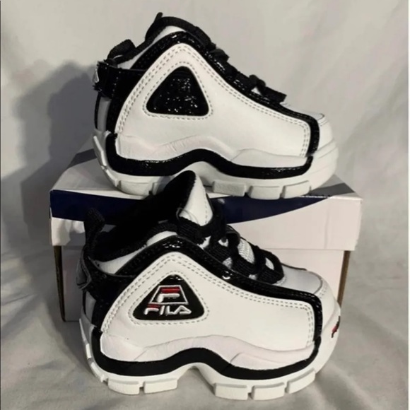 Fila Grant Hill 2 Infant Toddler Sneakers New With Box - Picture 2 of 5